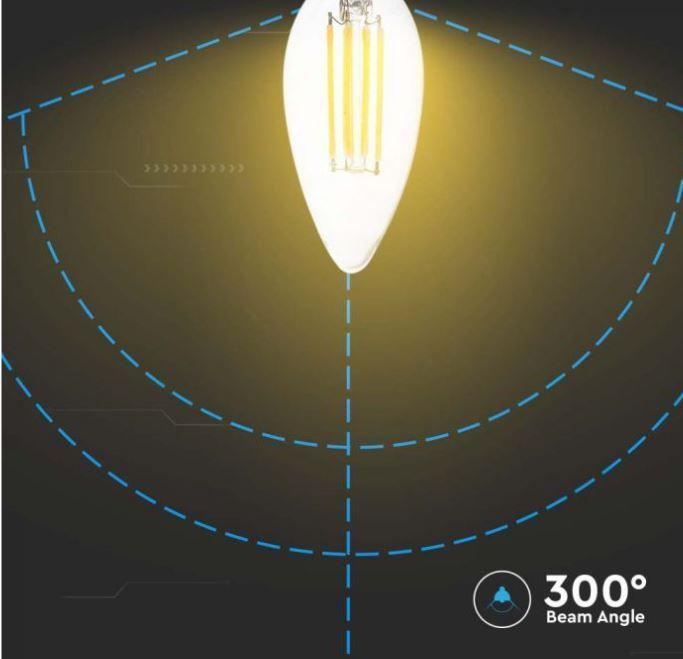 Lampadina led V-tac 6W E14 6500K VT-2327-N - 212850 02