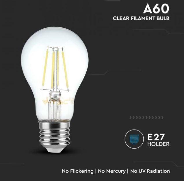 Lampadina led A60 V-tac 12W E27 6500K VT-2133-N - 217460 03