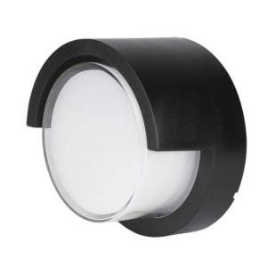 Lampada led da parete  12w 3000k nero vt-827-rd-n - 218537