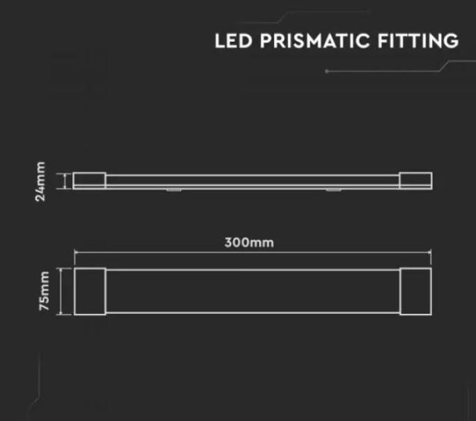 Plafoniera led V-tac chip Samsung 10W 3000K 30cm VT-8-10 - 20344 02