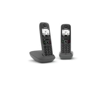 Cordless duo gigaset vivavoce nero - as490duo