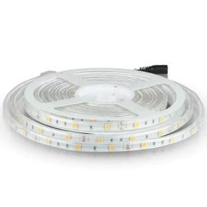 Striscia led  12v 3000k ip65 5metri vt-5050 -2145 - 212145