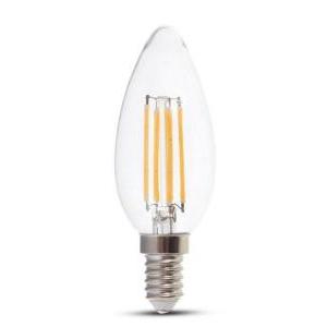 Lampadina led candela  6w e14 3000k vt-2127-n - 7423- 217423