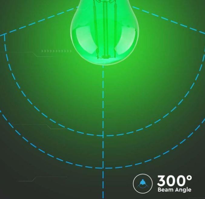 Lampadina led G45 V-tac 2W E27 verde VT-2132-G-N - 7411 - 217411 03