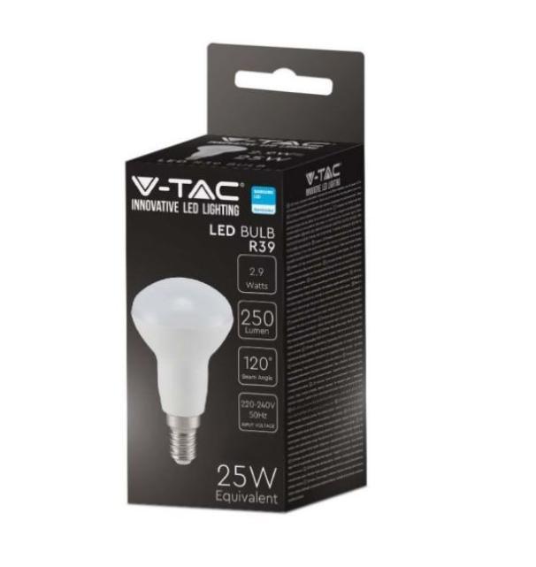 Lampadina led R39 V-tac 2,9W E14 6500K chip samsung VT-232-N -212 - 21212 02