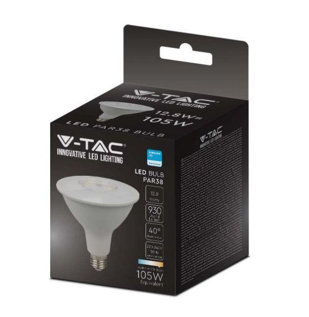 Lampadina led PAR38 V-tac 12,8W 3000K E27 VT-238-N -150 - 21150 02