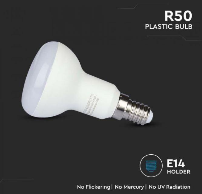 Lampadina led R50 V-tac 4,8W 4000K E14 VT-250-N - 139- 21139 04