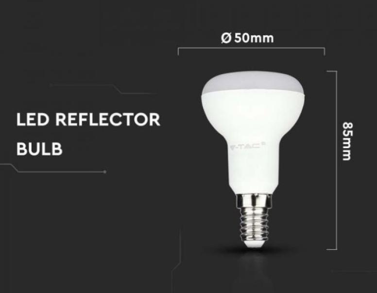 Lampadina led R50 V-tac 4,8W 4000K E14 VT-250-N - 139- 21139 06