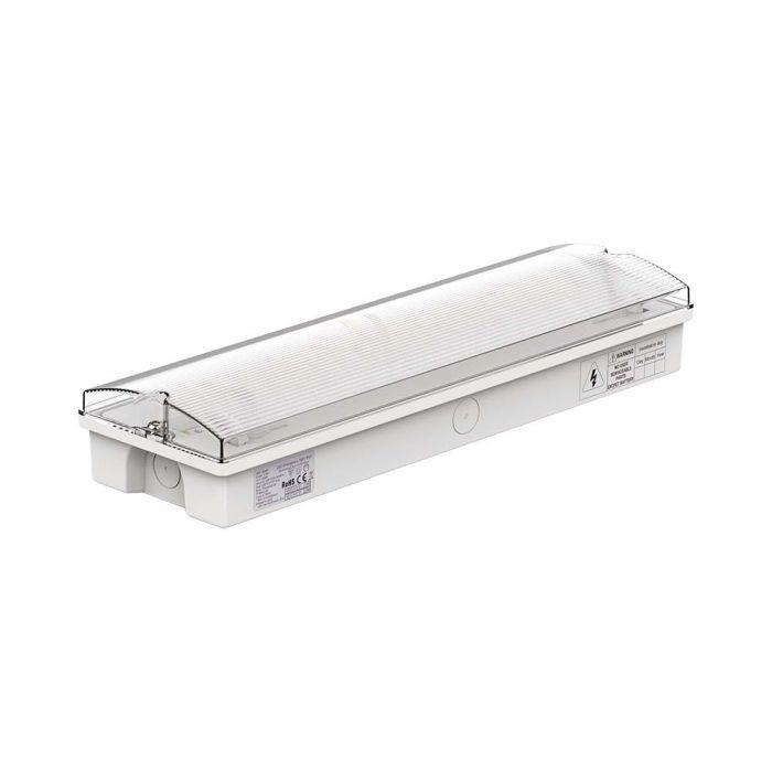 Plafoniera di emergenza LED 3W V-tac 6400K IP65 VT-996 7687 02