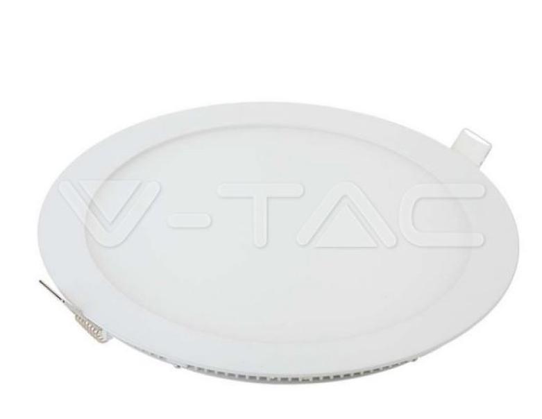 Mini pannello led V-tac da incasso 6W 3000K VT-607RD-N - 4854- 214854 01