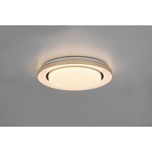 Atria plafoniera led bordo nero con telecomando multifunzione con diffusore effetto cielo stellato d.38cm