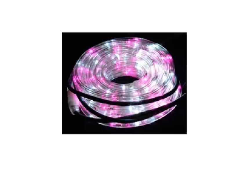 Tubo led Giocoplast 14.46 W lunghezza 6 m bianco-rosa - 15412243 01