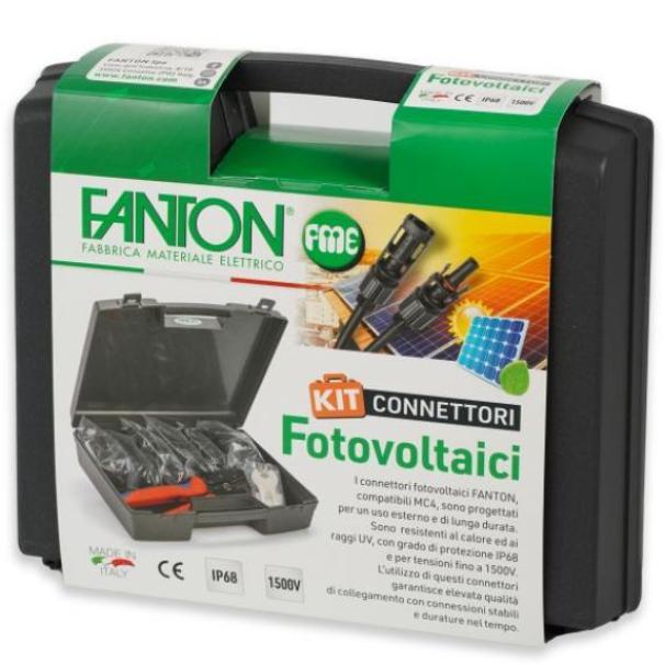 Kit connettori fotovoltaici Fanton connettori + pinza  + coppia chiavi - A99999 03