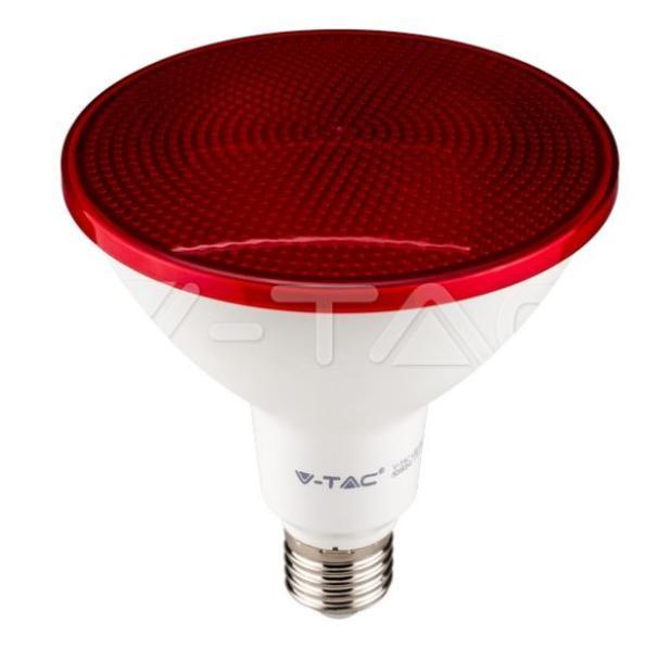 Lampadina led PAR38 V-tac 17W E27 luce rossa- VT-1227 -92065 01