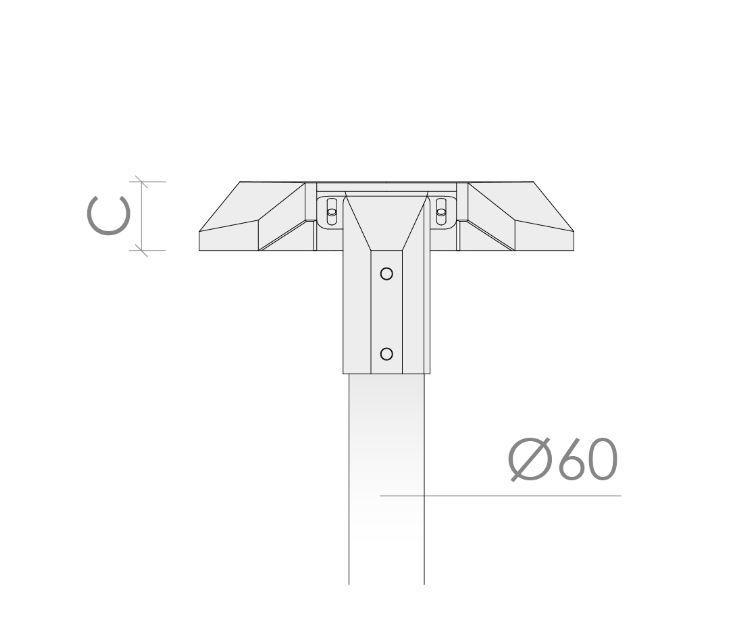 Armatura stradale T2 Tec-Ma Mig 2 120W 4000K on/off - 9201T24120GL 03