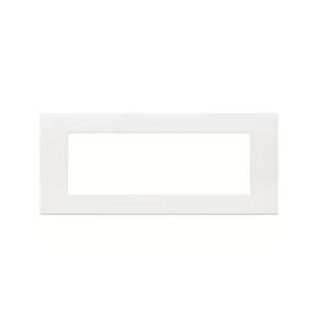 Placca  linea 7 moduli bianco-30657.00