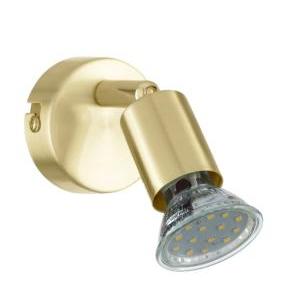 Faretto singolo  buzz-led gu10 1x2,8w ottone spazzolato- 33184