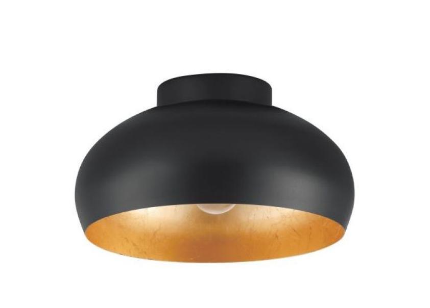 Plafoniera Eglo Mogano2 E27 1x40W nero oro-900554 01