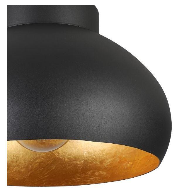 Plafoniera Eglo Mogano2 E27 1x40W nero oro-900554 02