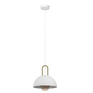 Lampada a sospensione  calmanera e27 1x40w bianco - 99695