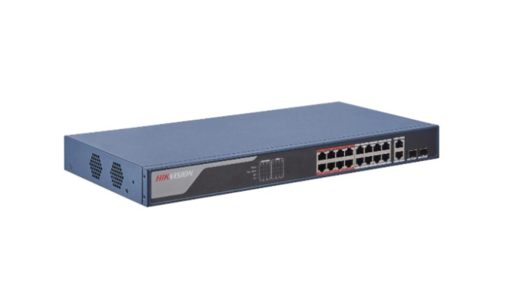 Switch smart Managed Hikvision 16 porte 100Mbps POE DS-3E1318P-EI  - 301802304 01