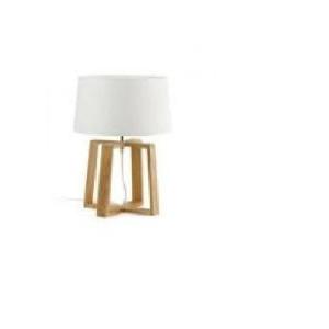 Lampada da tavolo bliss in legno 60w attacco e27 28401