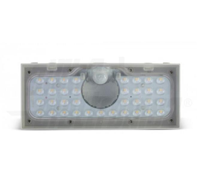 Lampada da parete solare a led Alpha Elettronica Bricketto 6W 4000K IP65 -JO462BNW 02