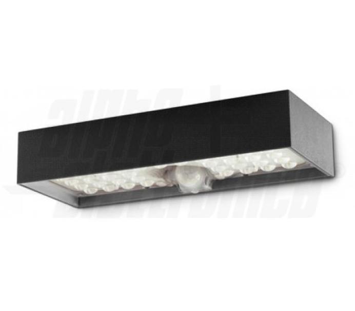 Lampada da parete solare a led Alpha Elettronica Bricketto 6W 4000K IP65 -JO462NNW 02