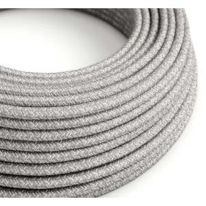 Cavo elettrico da esterno creative-cables 2x1 ip65 lino naturale grigio - xz2sn02