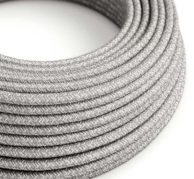 Cavo elettrico da esterno Creative-Cables 2x1 IP65 lino naturale grigio - XZ2SN02 01