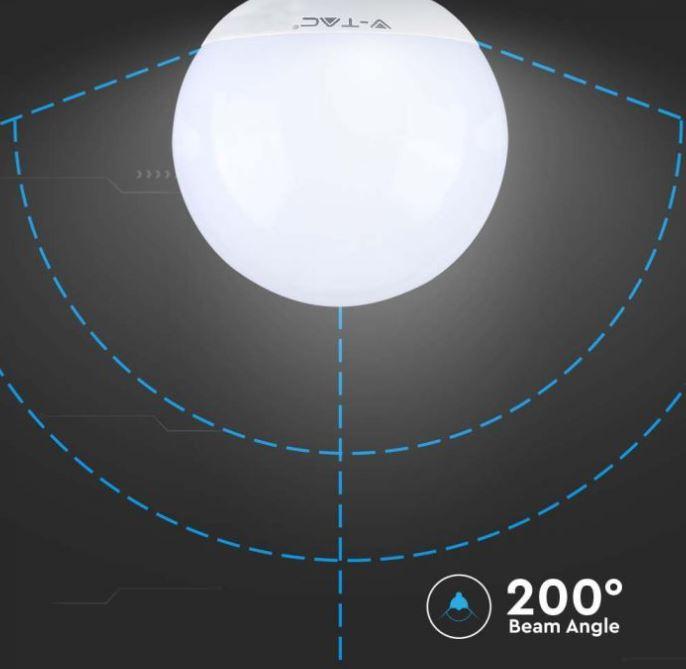 Lampadina led globo G120 V-tac 22W E27 4000K VT-242-N -20022 - 2120022 05