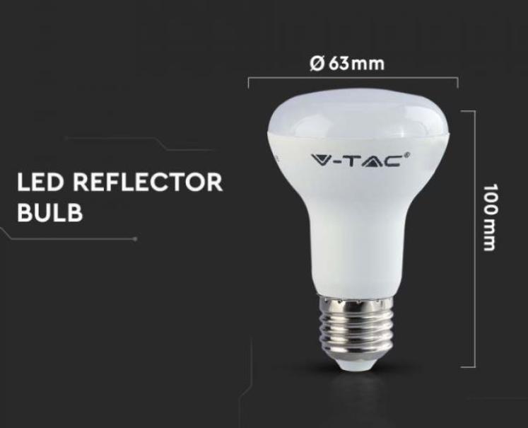 Lampadina led R63 V-tac 8,5W E27 4000K VT-263-N -142 - 21142 06