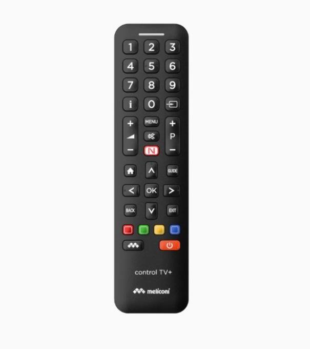 Telecomando universale Meliconi Control TV+ nero - 808035 01