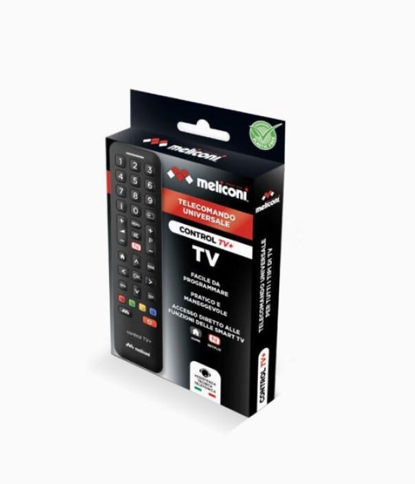 Telecomando universale Meliconi Control TV+ nero - 808035 02