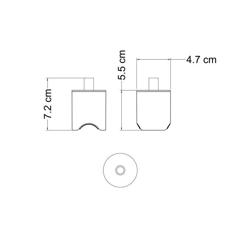 Kit portalampada Creative-cables Italia esse14 - per lampade a sospensione con attacco S14d PLS14DSPB 03