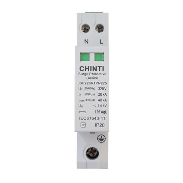 Scaricatore di sovratensione modulare  Chint JSP-II 1P+N 40kA 1M - 81306 01