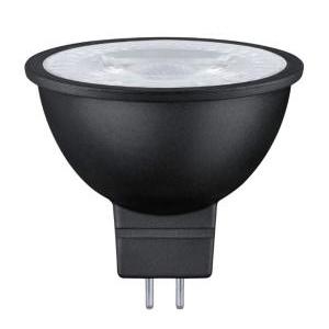 Lampadina led  6,5w gu5,3 2700k 12v nero opaco - 28757