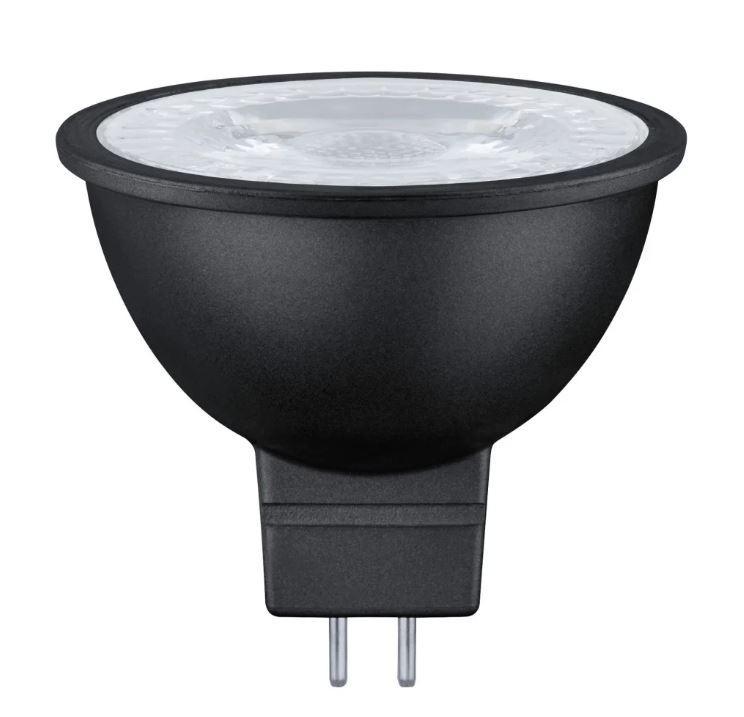 Lampadina led Paulmann 6,5W GU5,3 2700K 12V nero opaco - 287.57 01