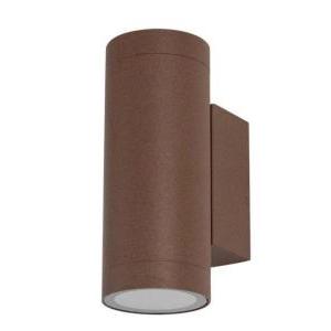 Lampada da parete  2xgu10 ip65 corten - vt-11015 -  6819