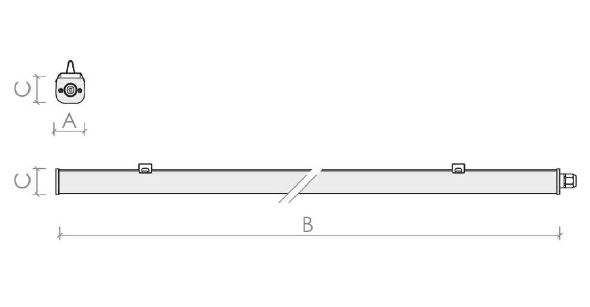 Plafoniera led Tec-Mar EVA/LD 54W 4000K Dali - 2100LD4054LD 02