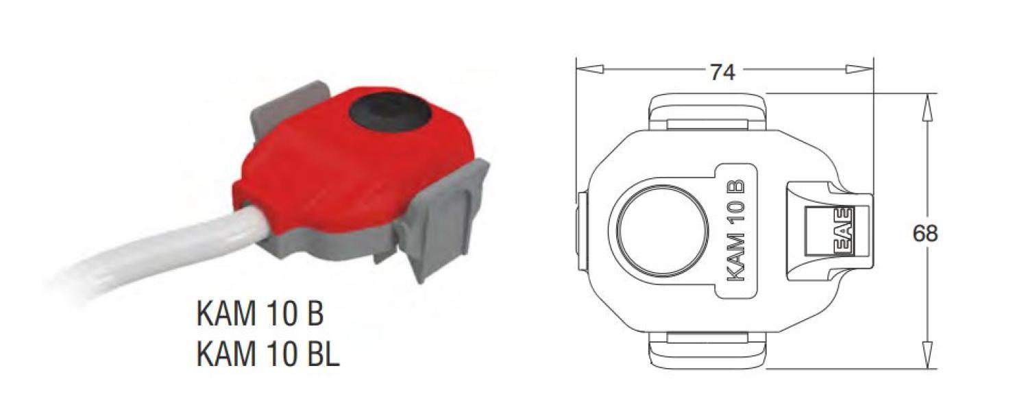 Spina di derivazione L1 EAE Italia KAM 1CB 0,75m IP55 -  3024549 01