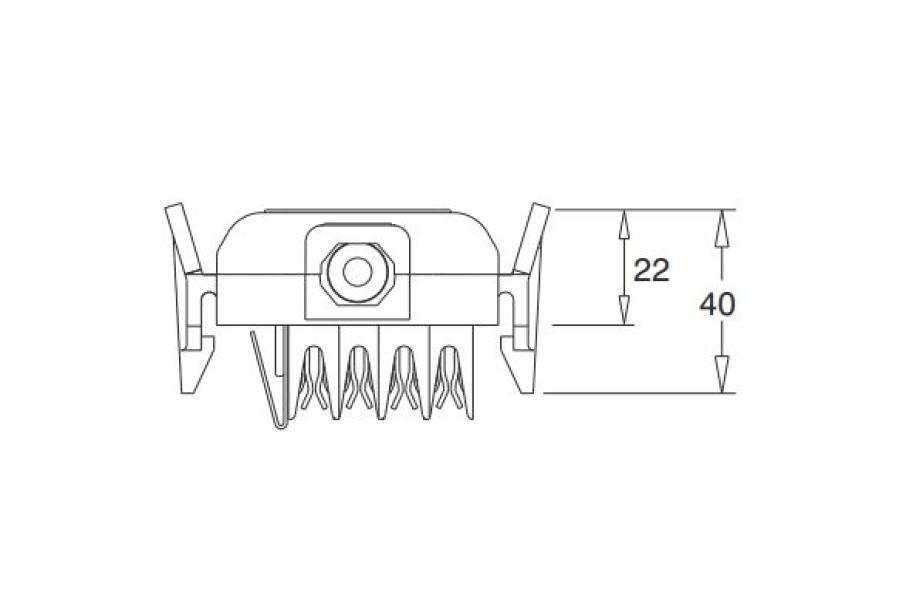 Spina di derivazione L1 EAE Italia KAM 1CB 0,75m IP55 -  3024549 02