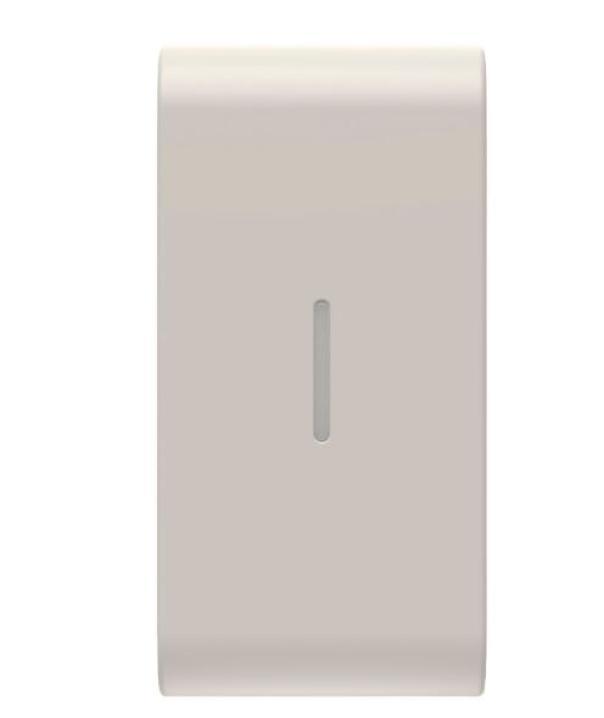 Tasto intercambiabile Gewiss Chorusmart per comandi assiali beige satinato - GW13555S 01