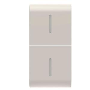 Tasto intercambiabile  chorusmart per comandi assiali beige satinato -gw13557s