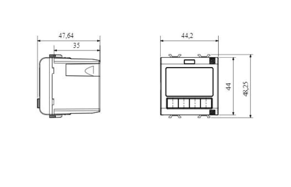 Termostato connesso Gewiss Chorusmart 2 moduli beige satinato - GW13709 02