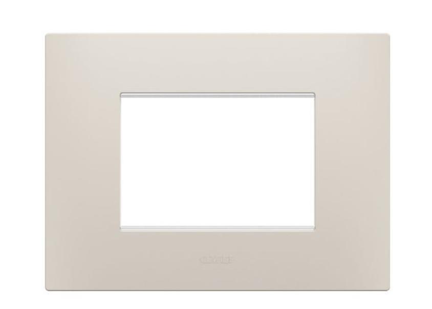 Placca Ego Gewiss Chorusmart 3 posti natural beige - GW16003NB 01