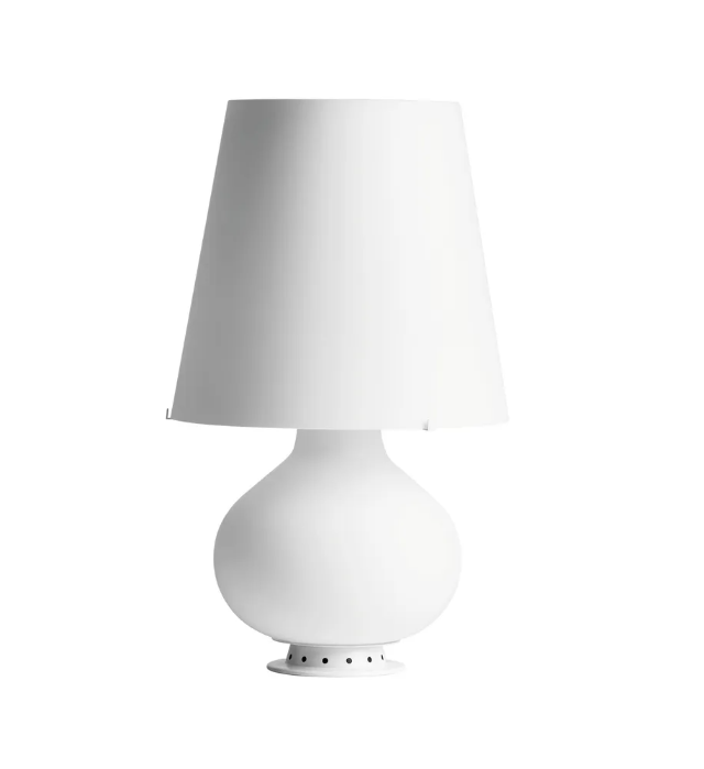 Lampada da tavolo Fontanaarte Fontana Grande 1x max 100W E27 + 4x max 46W E27 + 2x max 30W E14 bianco -  F185310100BINE 01