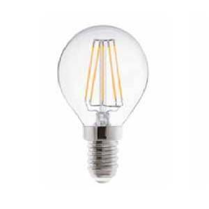 Lampadina mini sfera led filamento 2w attacco e14 luce calda inh1g-021427