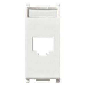 Plana adattatore per connettore rj45 colore bianco 14338.c