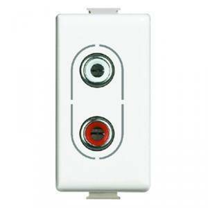 Matix presa audio rcax2 (a saldare) colore bianco am4269r